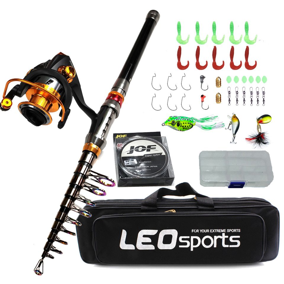 1.8m-3.6m Fishing Combos Telescopic Fishing Rod with Reinforced Reel Fishing  Set Sea Rod Carbon Fiber Good Elasticity and Strong - AliExpress